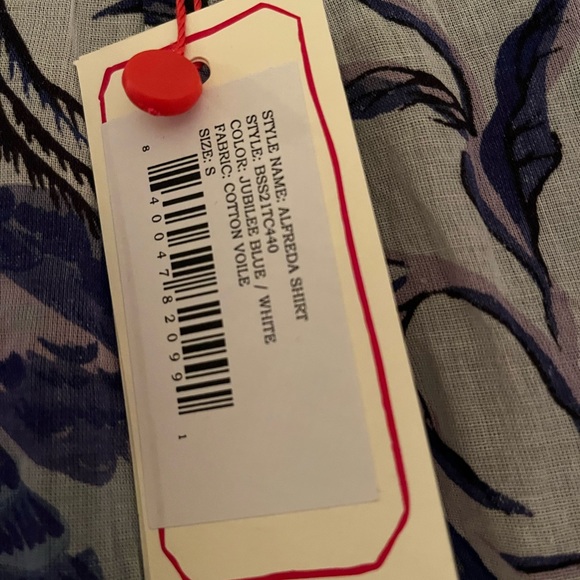 Banjanan Alfreda shirt. Small. NWT - Picture 3 of 7